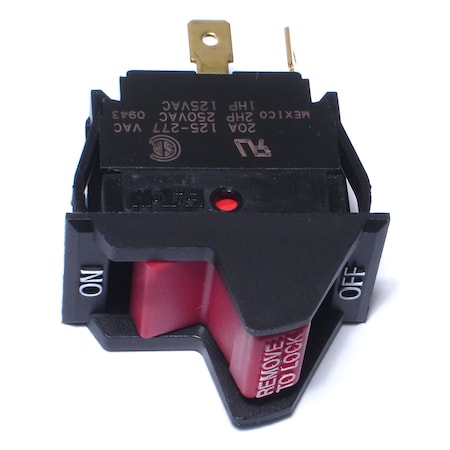 Midwest Fastener On / Off Locking Rocker Switches 2PK 65323